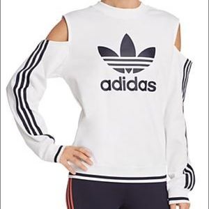 NWOT❗️Adidas Cut Out Shoulder Crewneck